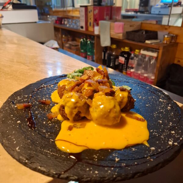 Polpette alla Carbonara.